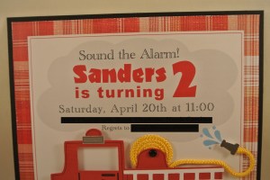 truck invite close up