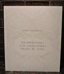 custom printed paper and addressed