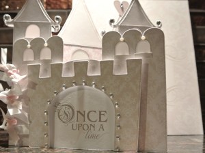 the front page was raised to appear as the castle entrance