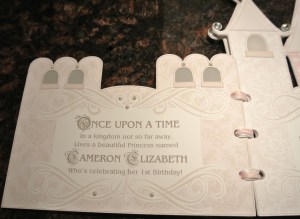 note the gems on each page and custom monogram